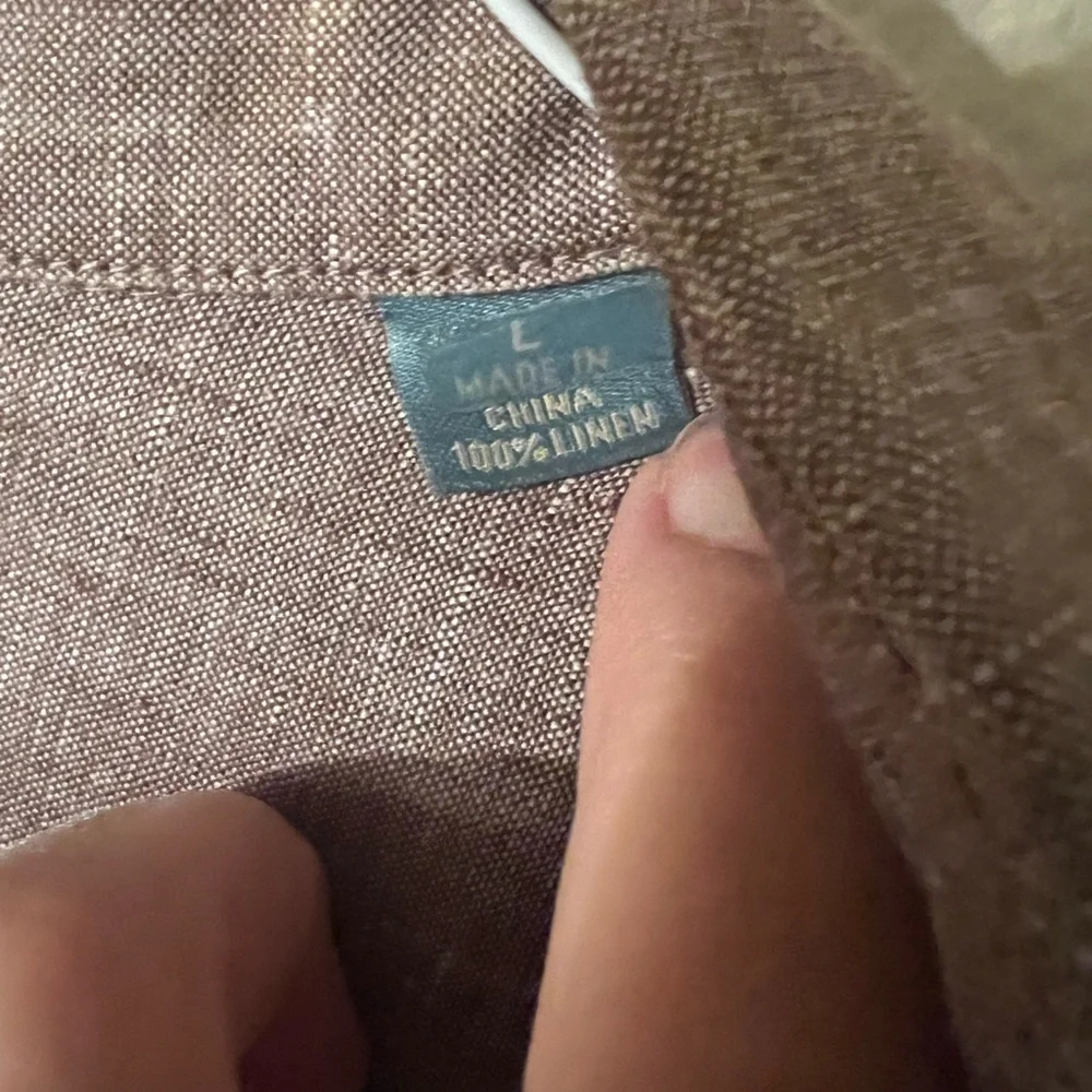 Tommy Bahama Linen Long Sleeve Shirt - Picture 6 of 8
